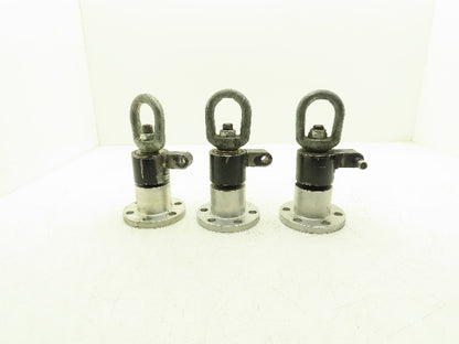 Crosby 5FJ 6-Lug Swiveling Hoist Adapter "Log Roller" Lot of 3