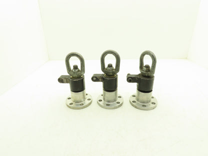 Crosby 5FJ 6-Lug Swiveling Hoist Adapter "Log Roller" Lot of 3