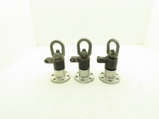 Crosby 5FJ 6-Lug Swiveling Hoist Adapter "Log Roller" Lot of 3