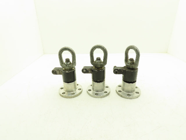Crosby 5FJ 6-Lug Swiveling Hoist Adapter "Log Roller" Lot of 3