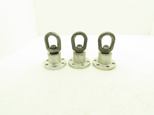 Crosby T5G 6-Lug Swiveling Hoist Adapter "Log Roller" Lot of 3