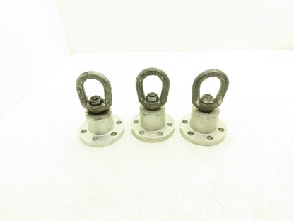 Crosby T5G 6-Lug Swiveling Hoist Adapter "Log Roller" Lot of 3