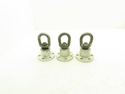 Crosby T5G 6-Lug Swiveling Hoist Adapter "Log Roller" Lot of 3