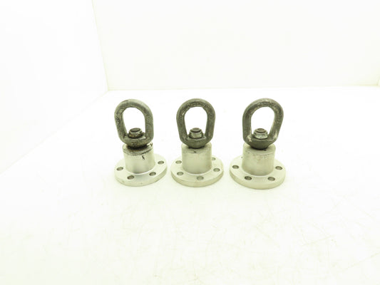 Crosby T5G 6-Lug Swiveling Hoist Adapter "Log Roller" Lot of 3