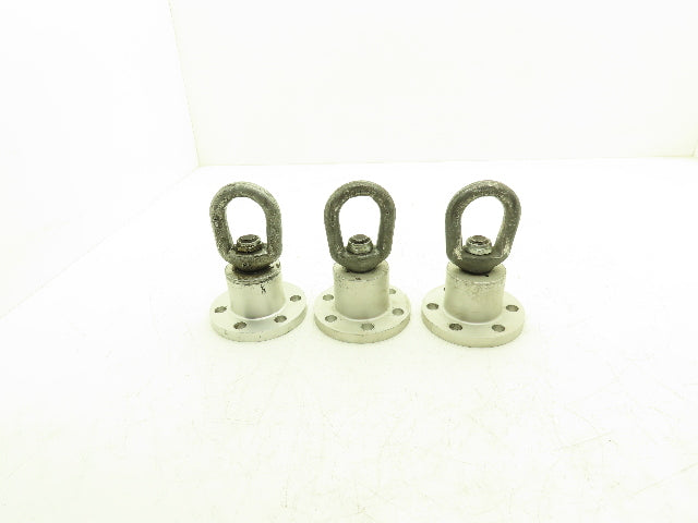 Crosby T5G 6-Lug Swiveling Hoist Adapter "Log Roller" Lot of 3