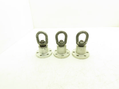 Crosby T5G 6-Lug Swiveling Hoist Adapter "Log Roller" Lot of 3