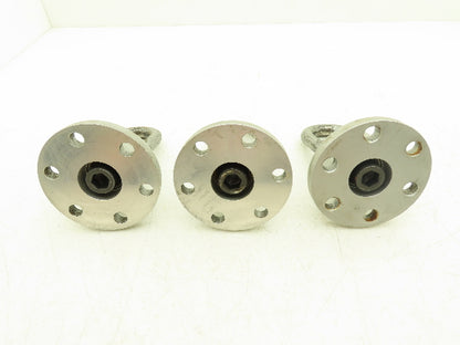 Chicago C184A 6-Lug Swiveling Hoist Adapter "Log Roller" Lot of 3