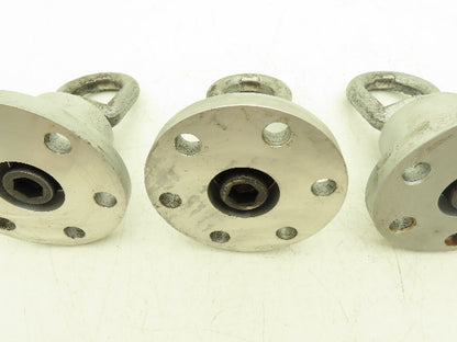 Chicago C184A 6-Lug Swiveling Hoist Adapter "Log Roller" Lot of 3