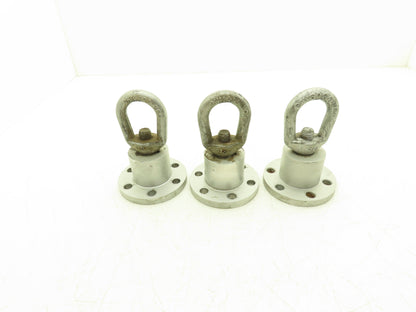 Chicago C184A 6-Lug Swiveling Hoist Adapter "Log Roller" Lot of 3