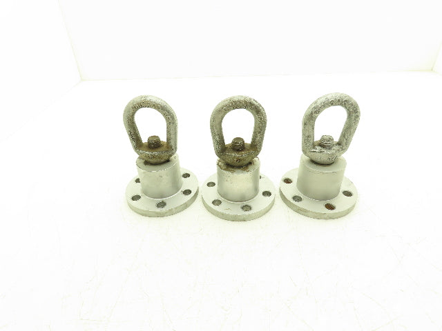 Chicago C184A 6-Lug Swiveling Hoist Adapter "Log Roller" Lot of 3