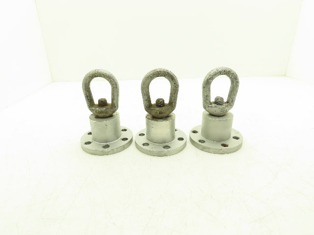 Chicago C184A 6-Lug Swiveling Hoist Adapter "Log Roller" Lot of 3