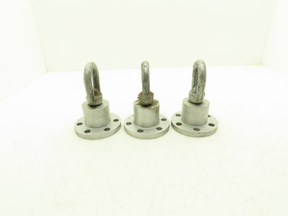 Chicago C184A 6-Lug Swiveling Hoist Adapter "Log Roller" Lot of 3