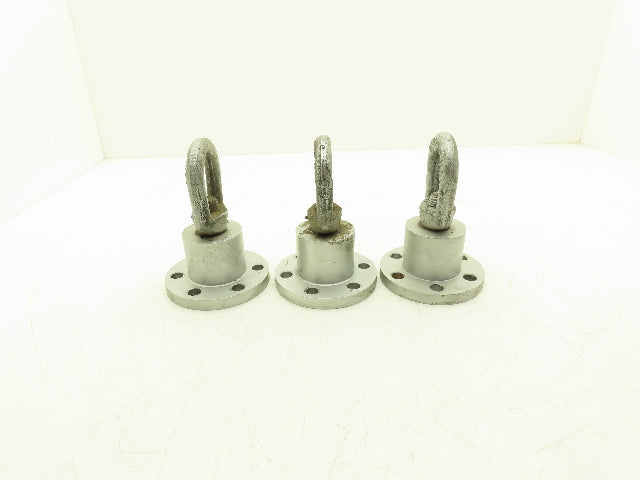 Chicago C184A 6-Lug Swiveling Hoist Adapter "Log Roller" Lot of 3