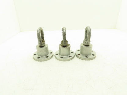 Chicago C184A 6-Lug Swiveling Hoist Adapter "Log Roller" Lot of 3