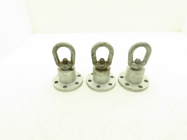 Chicago C184A 6-Lug Swiveling Hoist Adapter "Log Roller" Lot of 3