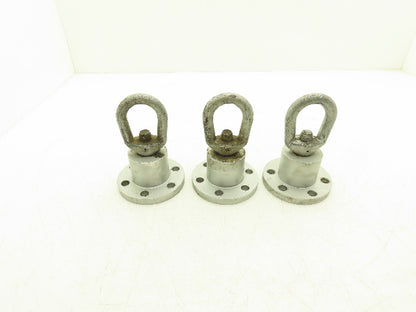 Chicago C184A 6-Lug Swiveling Hoist Adapter "Log Roller" Lot of 3