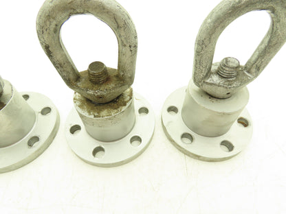 Chicago C184A 6-Lug Swiveling Hoist Adapter "Log Roller" Lot of 3