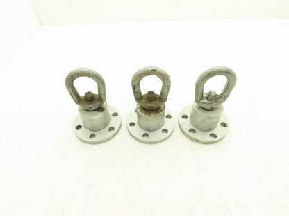 Chicago C184A 6-Lug Swiveling Hoist Adapter "Log Roller" Lot of 3