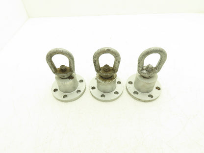 Chicago C184A 6-Lug Swiveling Hoist Adapter "Log Roller" Lot of 3