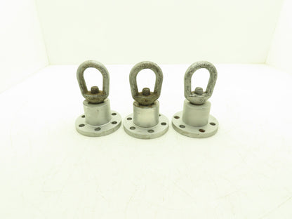 Chicago C184A 6-Lug Swiveling Hoist Adapter "Log Roller" Lot of 3