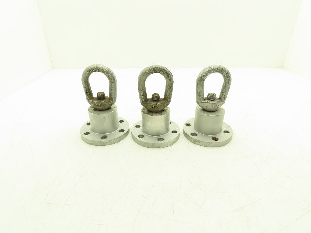 Chicago C184A 6-Lug Swiveling Hoist Adapter "Log Roller" Lot of 3