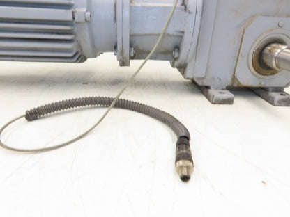 Stober B21R100LX4ST03 Brake Gear Motor 8.4 Reducer 208rpm 4Hp 480V 3PH K302 100L