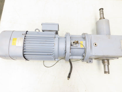 Stober B21R100LX4ST03 Brake Gear Motor 8.4 Reducer 208rpm 4Hp 480V 3PH K302 100L