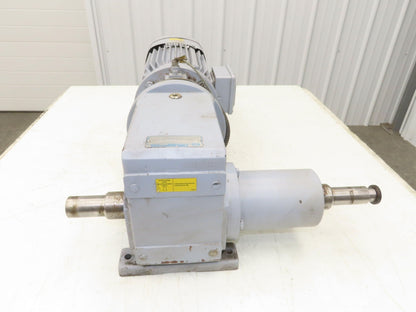 Stober B21R100LX4ST03 Brake Gear Motor 8.4 Reducer 208rpm 4Hp 480V 3PH K302 100L