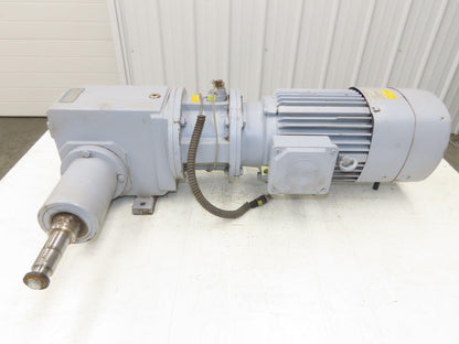 Stober B21R100LX4ST03 Brake Gear Motor 8.4 Reducer 208rpm 4Hp 480V 3PH K302 100L
