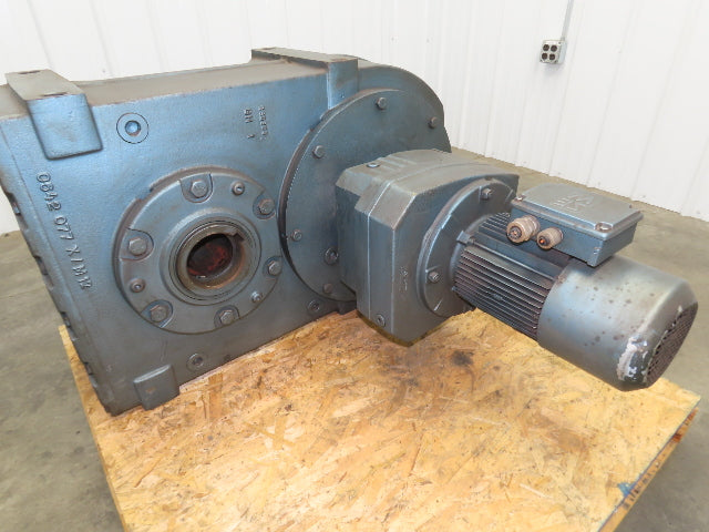 Sew Eurodrive FA157R97DT100L4BMG4HR Gear Motor 680:1 Reducer 2.6rpm 5Hp 460V 3PH