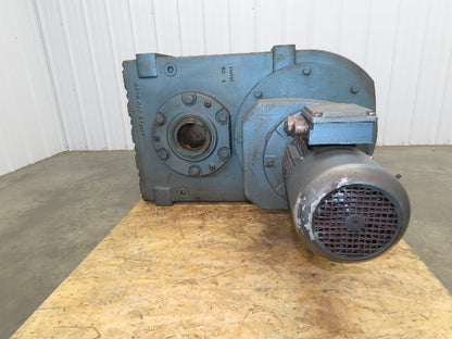 Sew Eurodrive FA157R97DT100L4BMG4HR Gear Motor 680:1 Reducer 2.6rpm 5Hp 460V 3PH