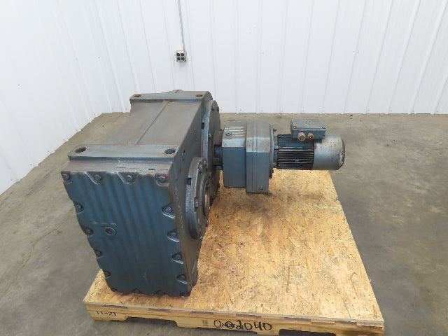 Sew Eurodrive FA157R97DT100L4BMG4HR Gear Motor 680:1 Reducer 2.6rpm 5Hp 460V 3PH