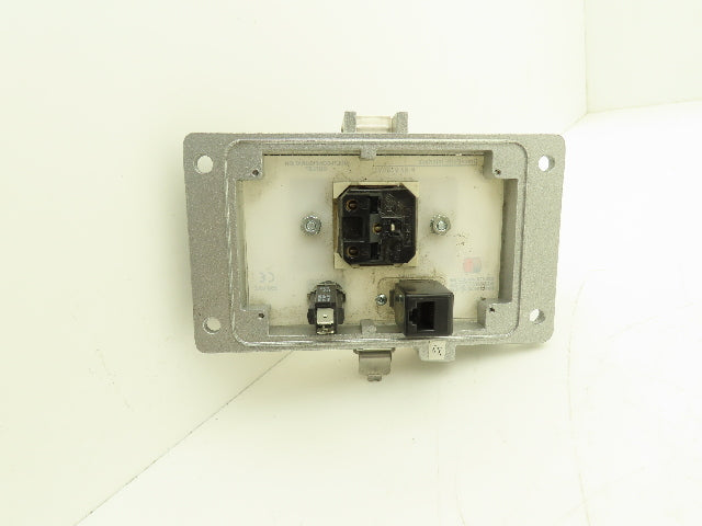 GracePort P-R2-M3RUV3 Multi-Configuration Outlet 250vAC 20A 1Ph Ethernet Breaker