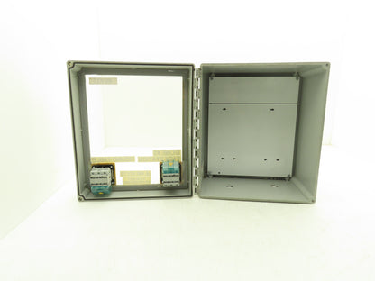 Hoffman A14128CHQRFGW Electrical Enclosure Junction Box 14x12x6" Disconnect