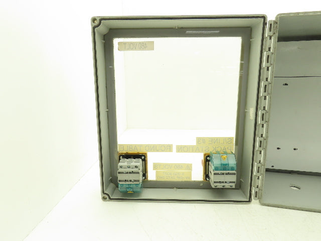 Hoffman A14128CHQRFGW Electrical Enclosure Junction Box 14x12x6" Disconnect