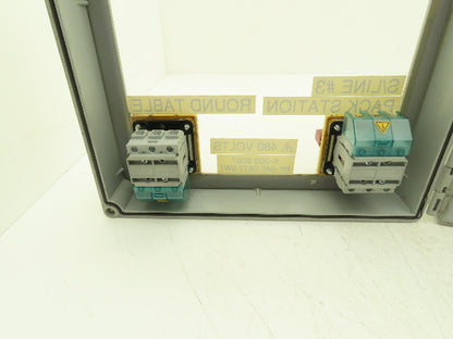 Hoffman A14128CHQRFGW Electrical Enclosure Junction Box 14x12x6" Disconnect