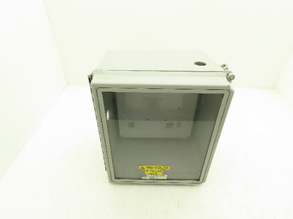 Hoffman A14128CHQRFGW Electrical Enclosure Junction Box 14x12x6" Disconnect