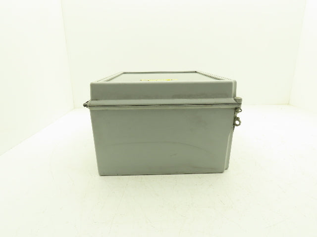 Hoffman A14128CHQRFGW Electrical Enclosure Junction Box 14x12x6" Disconnect