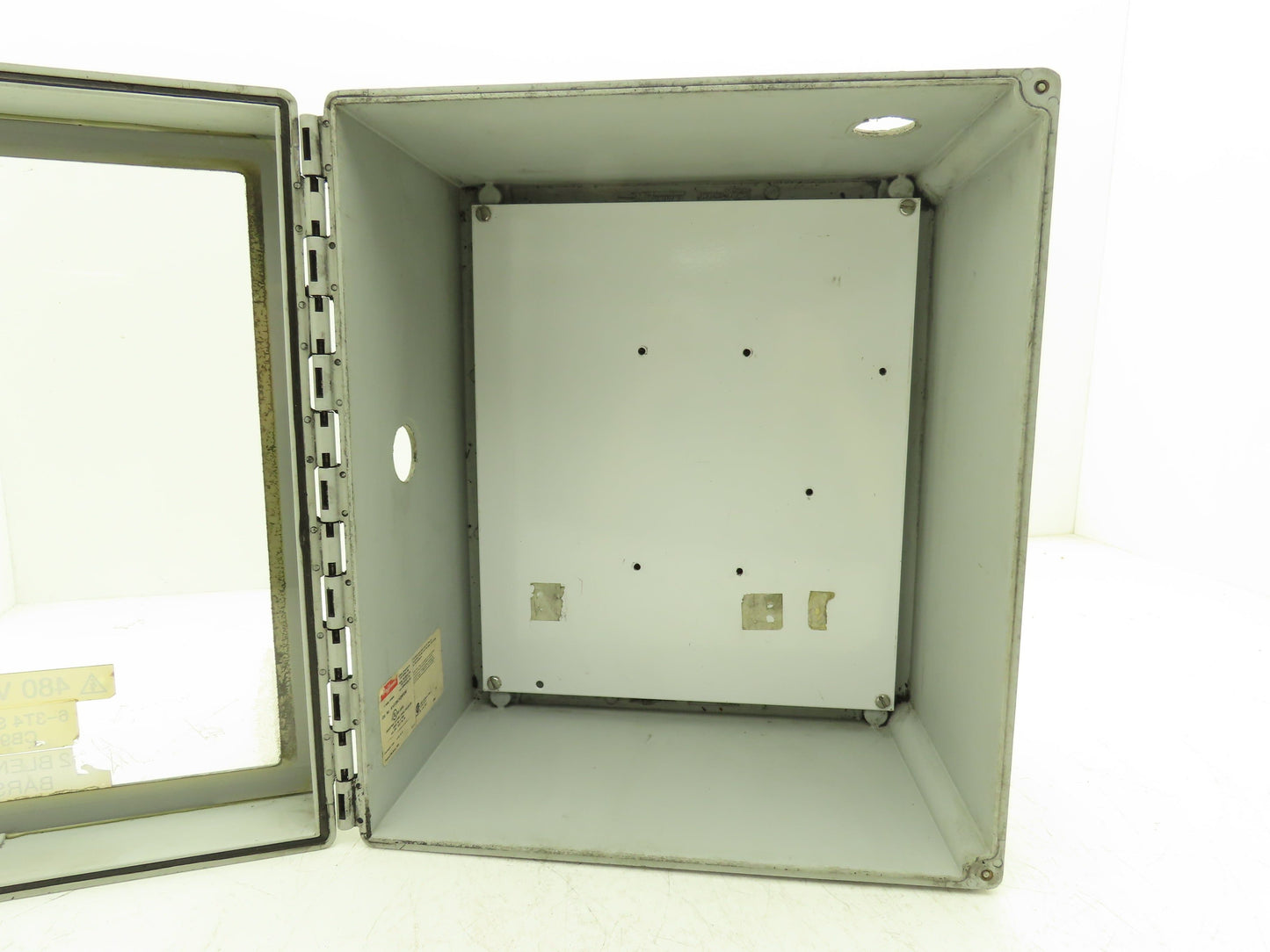 Hoffman A14128CHQRFGW Electrical Enclosure Junction Box 14x12x6" Disconnect