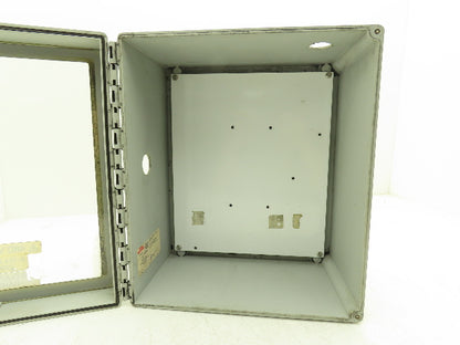 Hoffman A14128CHQRFGW Electrical Enclosure Junction Box 14x12x6" Disconnect