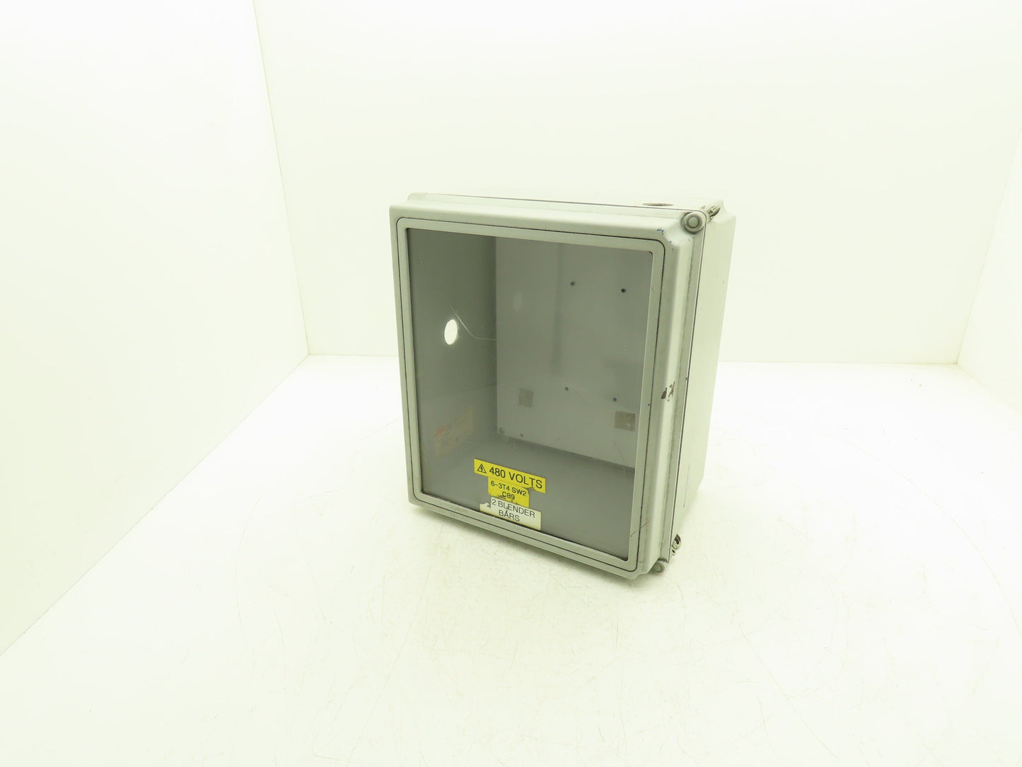 Hoffman A14128CHQRFGW Electrical Enclosure Junction Box 14x12x6" Disconnect