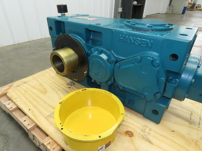 Hansen Transmission Gear Reducer 22.6:1 Gearbox 120Hp 77.3 RPM RLC33F-ANN-22.4