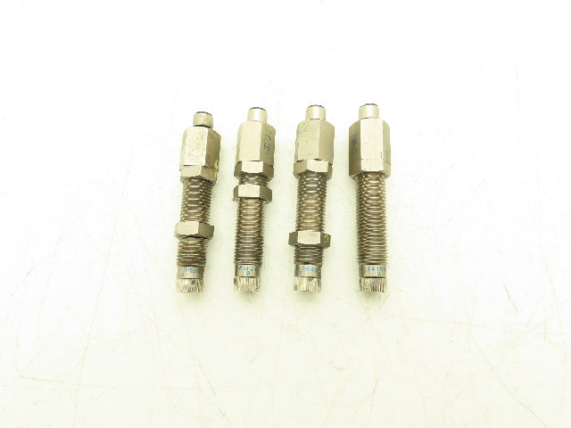 FWM-1410RBD Shock Absorber Hydraulic Adjustable 10mm Stroke M14x1.5 Lot of 4