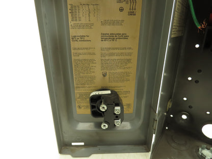 Square D HU361EI Safety Disconnect Snap Switch 30A 600V 3-Pole