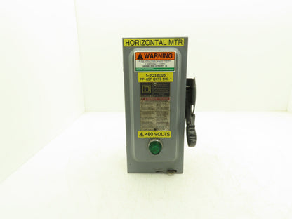 Square D HU361EI Safety Disconnect Snap Switch 30A 600V 3-Pole