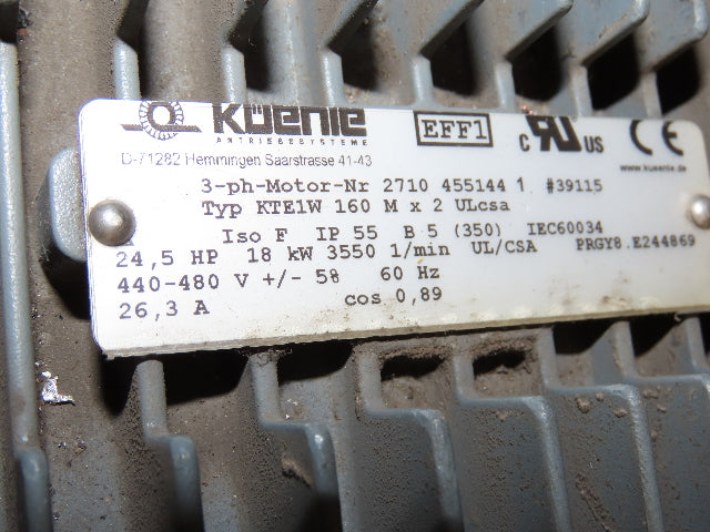 GWK Recirculating Water Cooled Chiller 40 Ton Cooling 25Hp 480V 2-Pump Unit