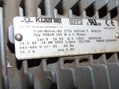 GWK Recirculating Water Cooled Chiller 40 Ton Cooling 25Hp 480V 2-Pump Unit