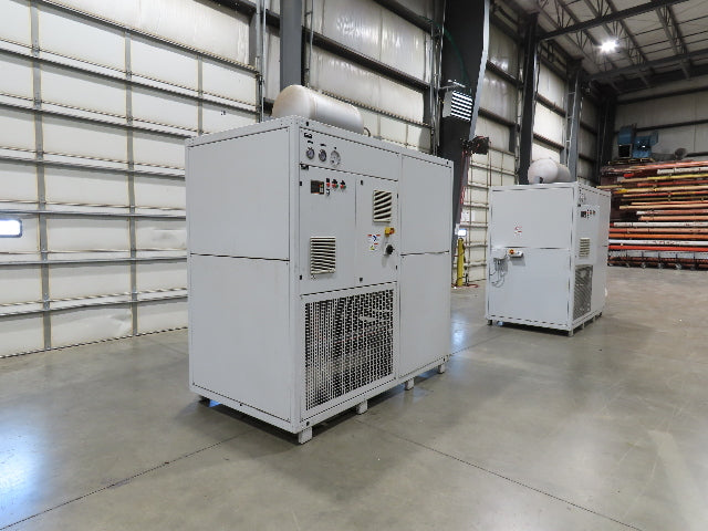 GWK Recirculating Water Cooled Chiller 40 Ton Cooling 25Hp 480V 2-Pump Unit