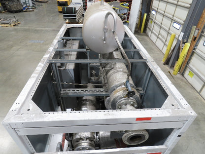 GWK Recirculating Water Cooled Chiller 40 Ton Cooling 25Hp 480V 2-Pump Unit