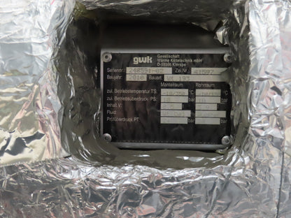 GWK Recirculating Water Cooled Chiller 40 Ton Cooling 25Hp 480V 2-Pump Unit